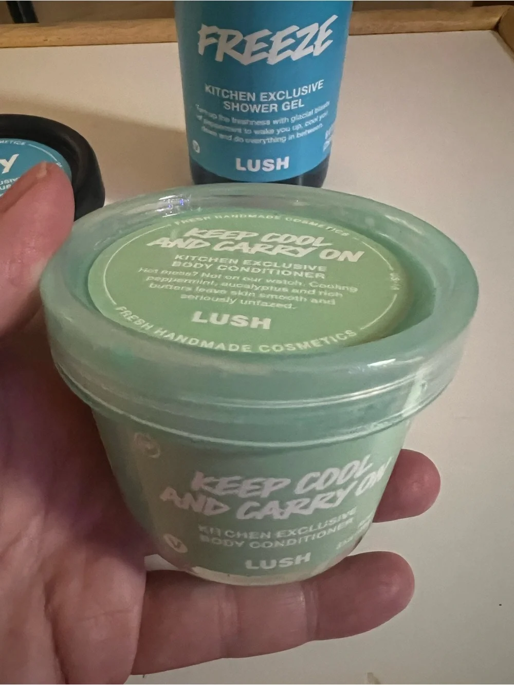 LUSH AUGUST KITCHEN EXCLUSIVE BOX TRIO  FREEZE, DIRTY AND KEEP COOL